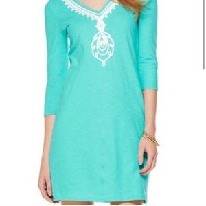 Lilly Pulitzer Tidewater Tunic Seafoam Dress